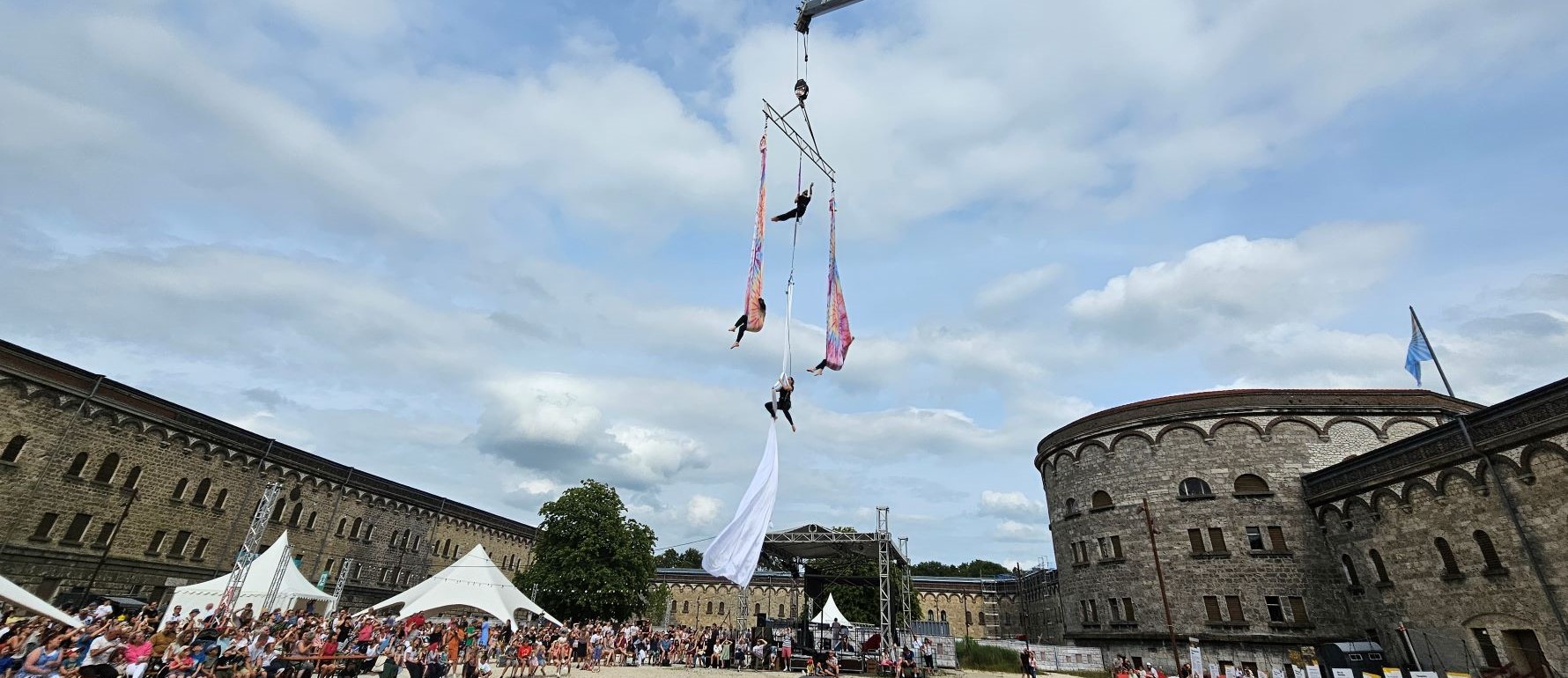 Schülerinnen Quartett auf der Wilhelmsburg24